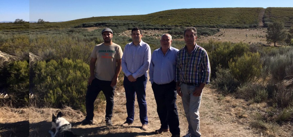 Visita Viana do Bolo sequía