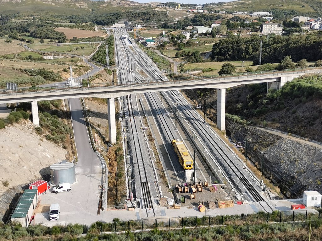 Obras da LAV na provincia de Ourense