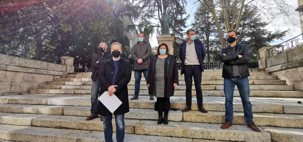 Rafa Villarino Aurentino Alonso Susana Rodriguez Nacho Gomez Alvaro Vila Diego propuesta gestion fondos europeos Deputacion Ourense