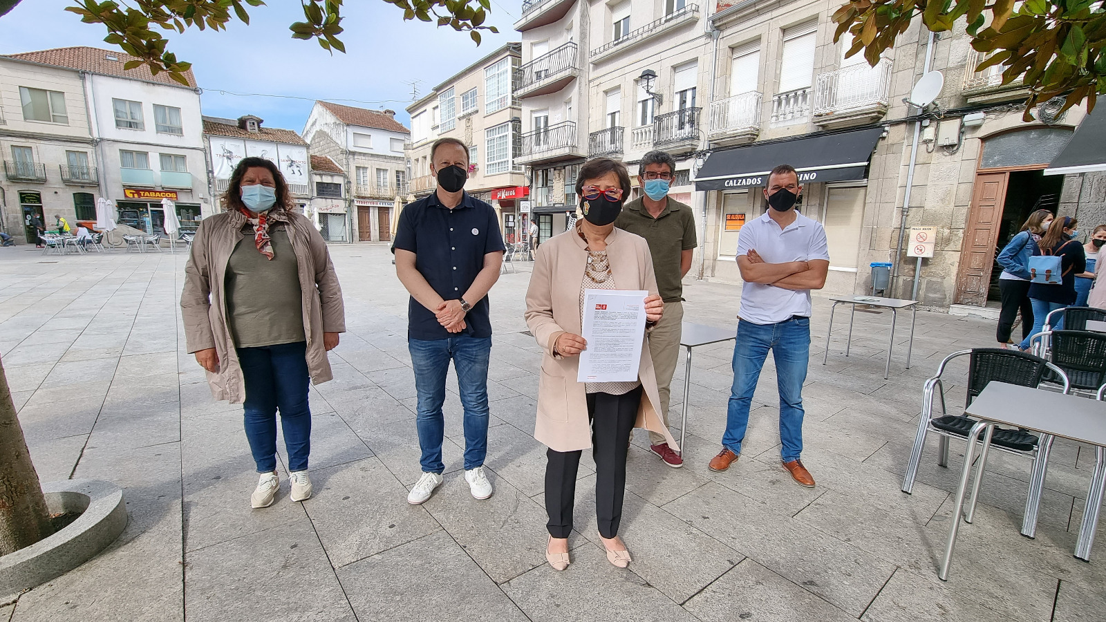 20210616 Elvira Lama Susana Rodriguez Alvaro Vila Rafa Villarino Nacho Gomez iniciativa Deputación Ourense axudas comercio provincia